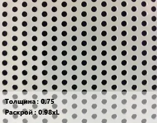 Лист перфорированный 0.75 0.98хL